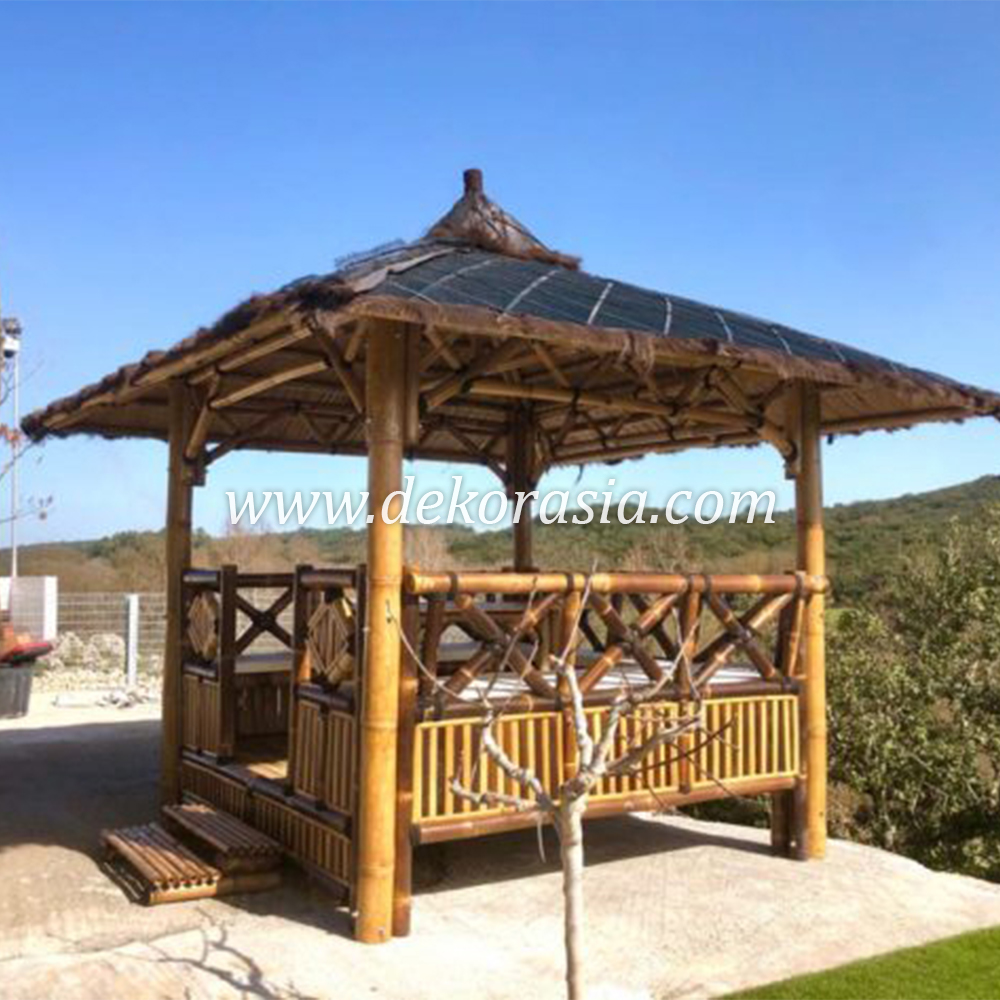 Bamboo Gazebo for Home Garden, Bamboo Gazebo Outdoor